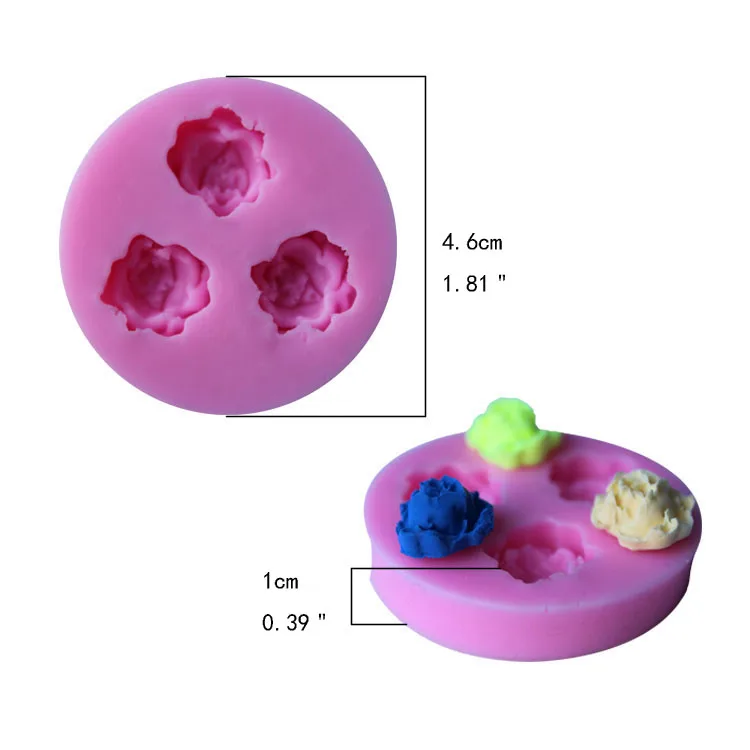 Сахарное ремесло 1 шт. цветок силиконовые формы помадка плесень торт украшения инструменты шоколадная резинка паста плесень