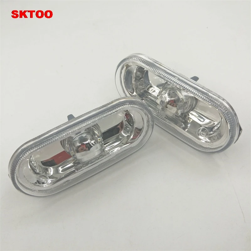 

2pcs For VW Golf 4 Golf MK4 Passat B5 Polo Lupo Sharan Fox Transporter T5 Side Marker Light Lamp Fender Mount Turn Signal Light