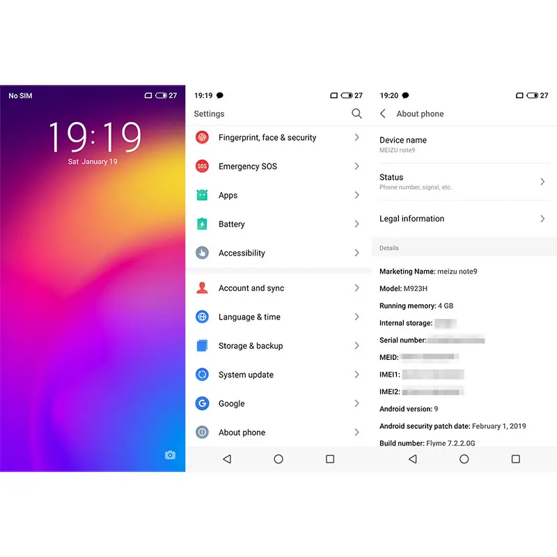 Offcial глобальная версия Meizu Note 9 4 Гб RAM 128 ГБ ROM мобильный телефон Snapdragon 675 Octa Core 6 2