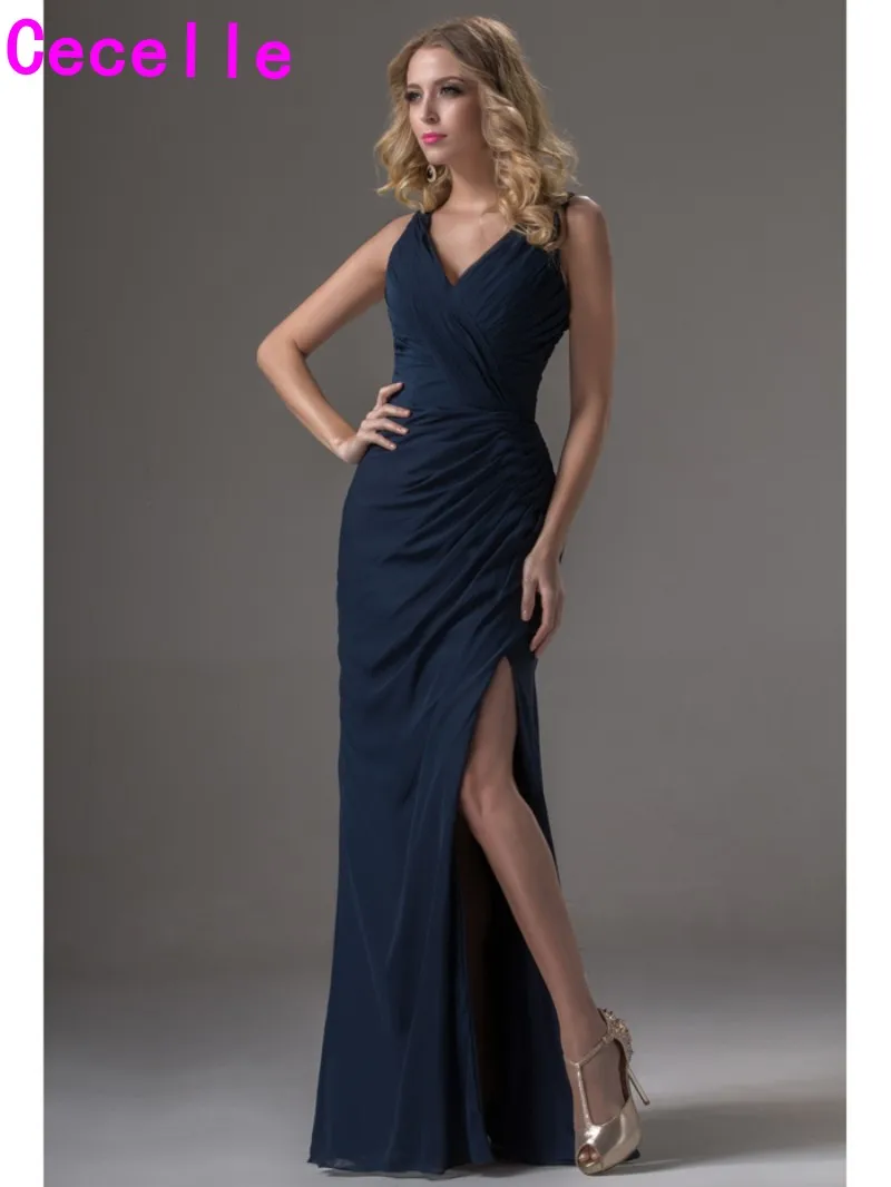 Classic navy blue sheath dresses 2017