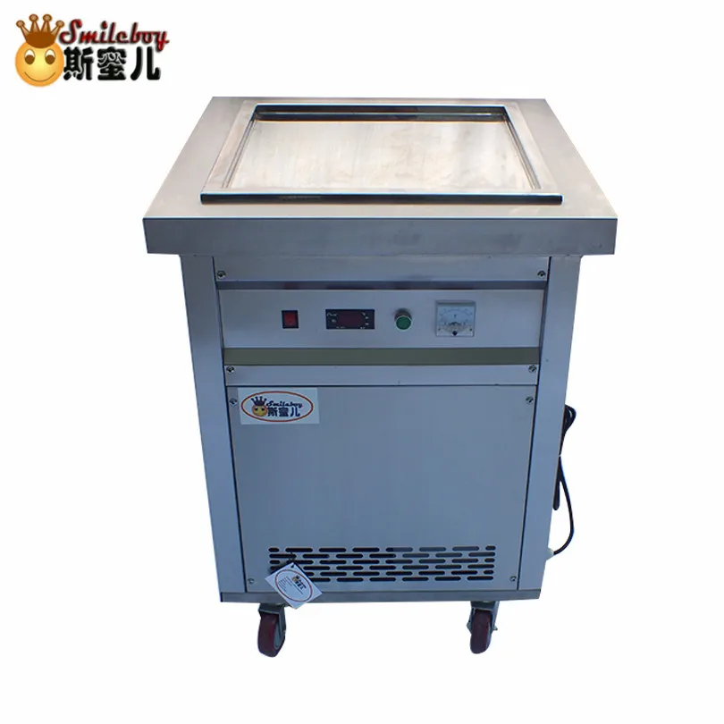 

Fried Ice Cream Machine Maker Eismaschine Stainless Steel Hotel Commercial Softeismaschine for Cake/bakery/drink/coffee Shop