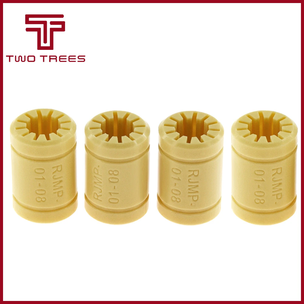 

4PCS RJMP-01-08 Solid Polymer LM8UU Linear Bearing 8mm Shaft CNC Plastic Bushing Reprap Medel For 3D Printer Parts