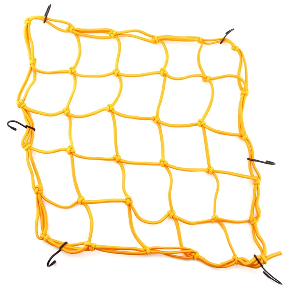 

40*40cm Motorcycle Bike 6 Hooks Hold Helmet Luggage Mesh Net Mesh String Bag Sundries Net Gloves Cargo Portable Moto Helmet Net