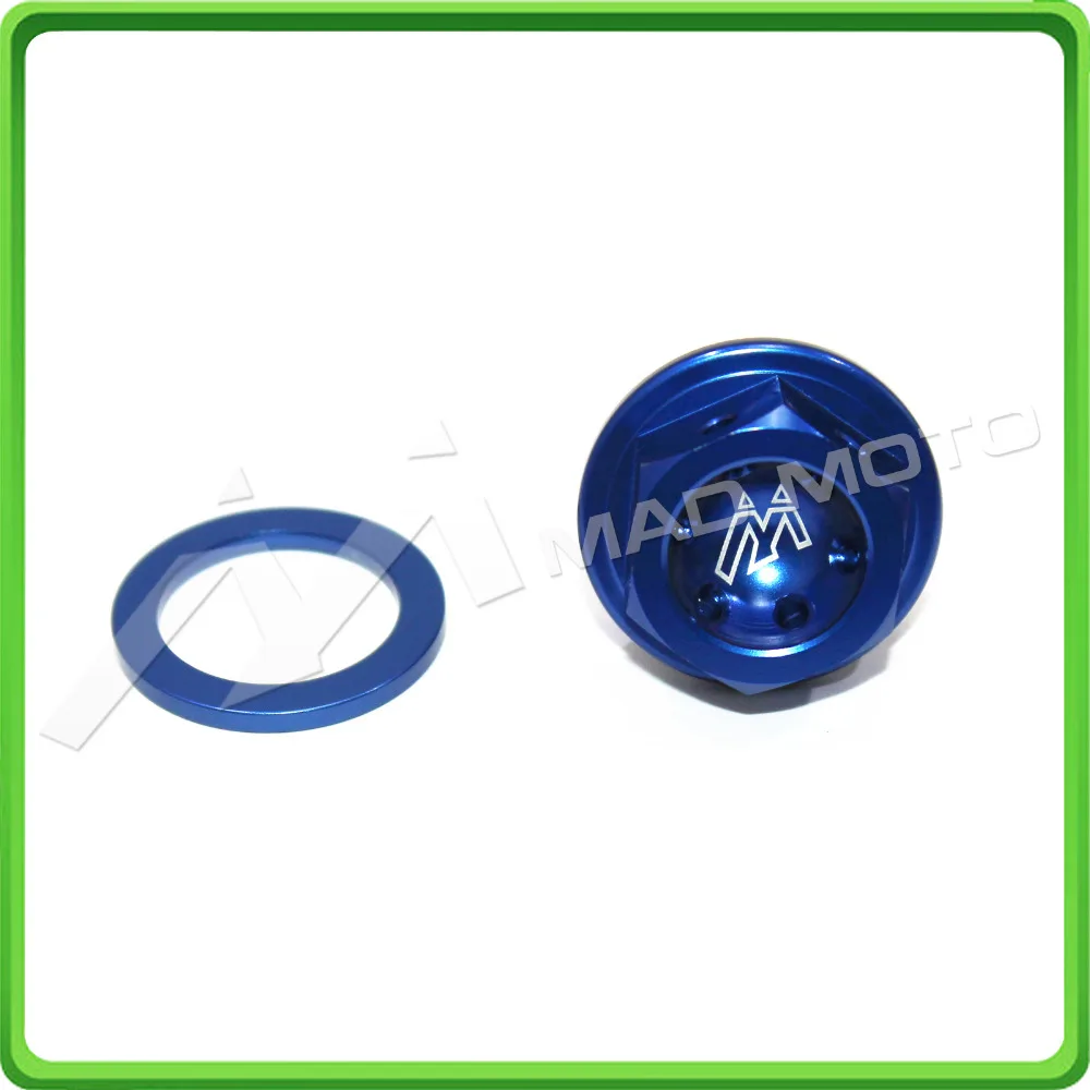 Magnetic Oil Drain Sump Plug M14 x 1.25mm Oil Drain Bolt M14 1.25mm For Suzuki GSX1400 2001-2007 GSX1100F-Katana 1987-1996 BLUE (3)