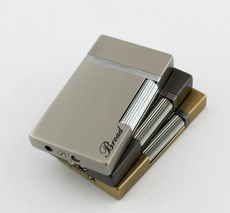 Classic Man Gas Lighter Vintage Flip Top Zinc Alloy Ping Sound Cigarette Lighter Inflatable butane|Cigarette Accessories| - AliExpress