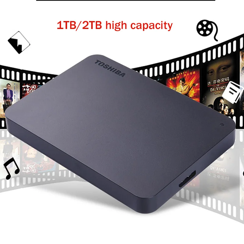 Toshiba External Hard Drive 2TB 1TB HD Externo HDD 2.5 1to 2to Hard Disk Memoria Externa Harddisk USB3.0 External Storage Device