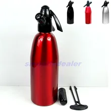 Neue Aluminium Soda 1000 ML Siphon Siphon Maker Bar Hause Brauen Seltzer Machen Werkzeug HXP001
