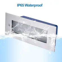 Настенные светильники utdoor из нержавеющей стали встраиваемые панели со светодиодными светильниками угловые светильники 7 Вт Водонепроницаемая светодиодная лампочка для подножки для сада парка Вилла