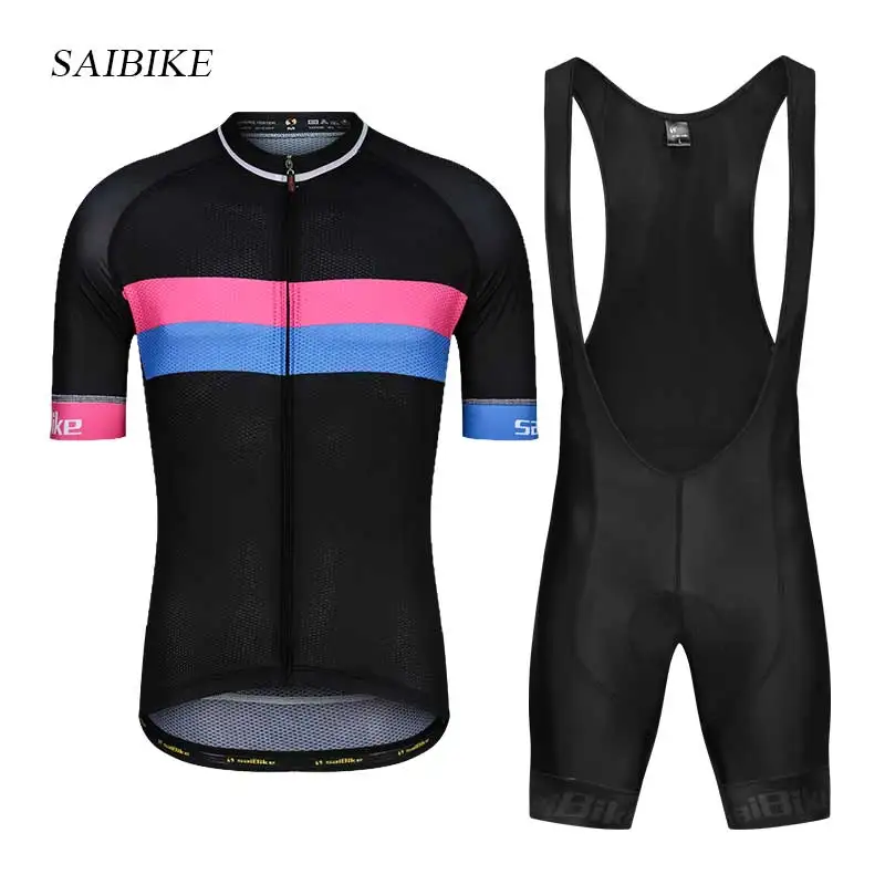 

saiBike Pro Cycling Jersey Set 2018 Mountain Bike Clothing MTB Bicycle Tops Wear Maillot Ropa Ciclismo Men Summer Cycling Sets