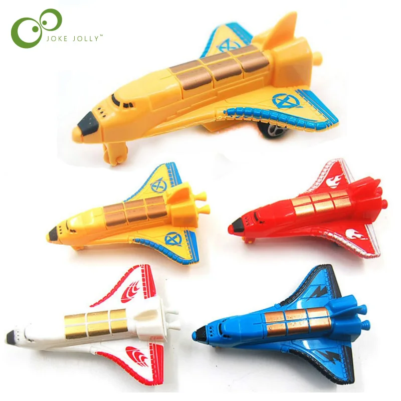 

2pcs/lot Children plastic toy aircraft colorful small pullback aircraft warrior plane mini multi-colored toy model WYQ