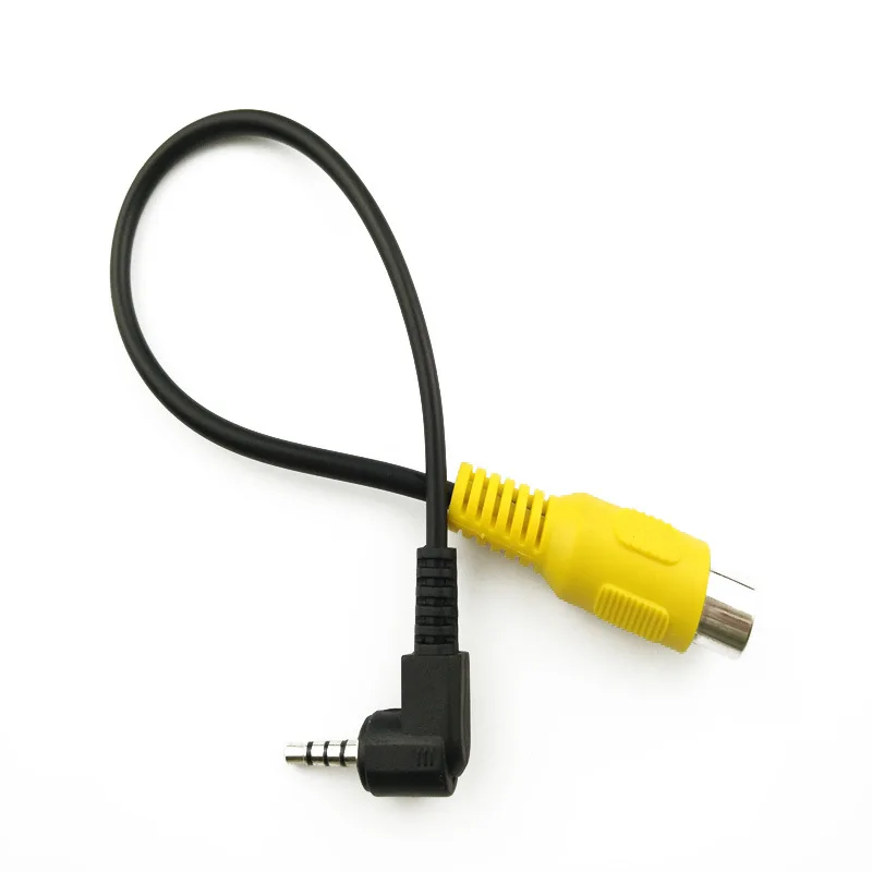 

Plug Lotus Head AV Adapter to 2.5mm Jack Connector For Portable GPS Backup Rear View Camera Video Input AV-IN Car Monitor DVR