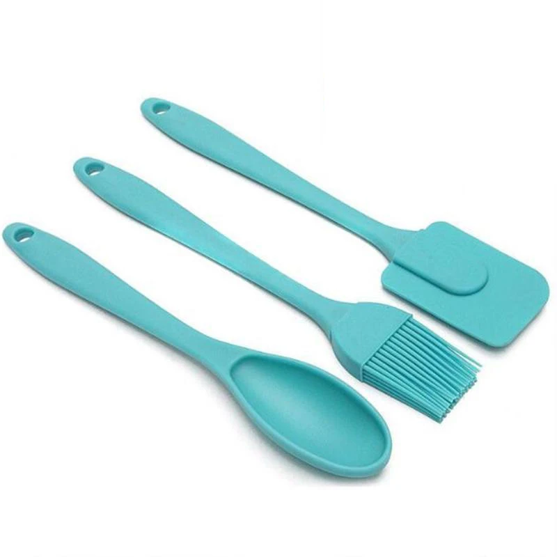 

3pcs/set Baking Tools Silicone Pastry Spatula Brush Spoon Set Cake Cooking Utensil Bakeware Kitchen Tools