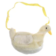 1 шт., креативные женские роскошные сумки для девочек, сумка на плечо, дизайнерская сумка на утином пуху, милая мультяшная утка, сумка через плечо, 3 цвета