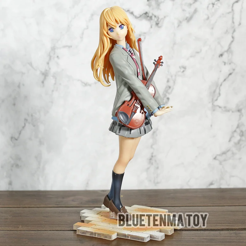 

Hot Action Figure Your Lie In April Kaori Miyazono Cartoon Doll PVC 20cm Box-packed Cute Japanese Figurine World Anime