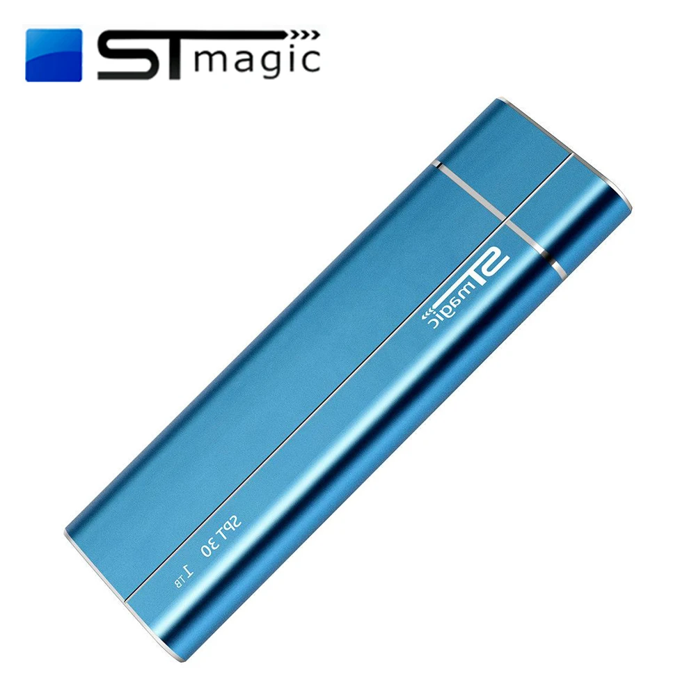 

STmagic SPT30 256GB 512GB 1TB Mini Portable M.2 SSD USB3.1 To Type-C External Solid State Drive for PC laptop Read Speed 480MB/s