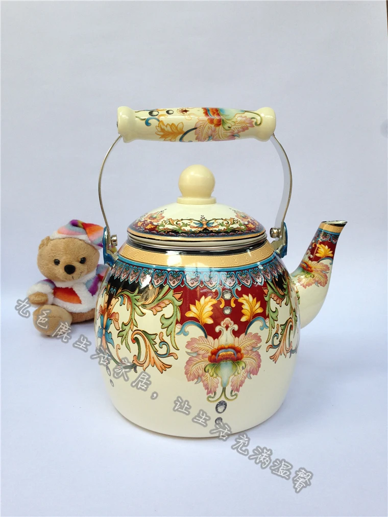 Electric Ceramic Tea Kettle Kitchen Teapots Maker Enamel Cordless