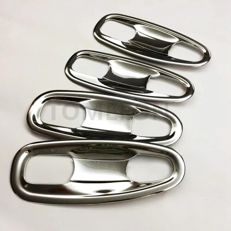 ABS Chrome дверные ручки чаши Крышка ручки крышки боковой двери ручка CoverFor Toyota Prado FJ150 2010 2011 2012 2013