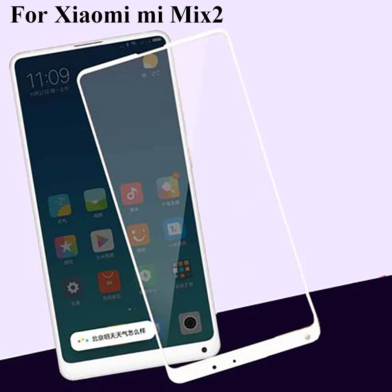 2 шт. закаленное Стекло для Xiaomi mi x 2 mi x 2 mi x2 полное покрытие 9 H взрывозащищенные Экран протектор