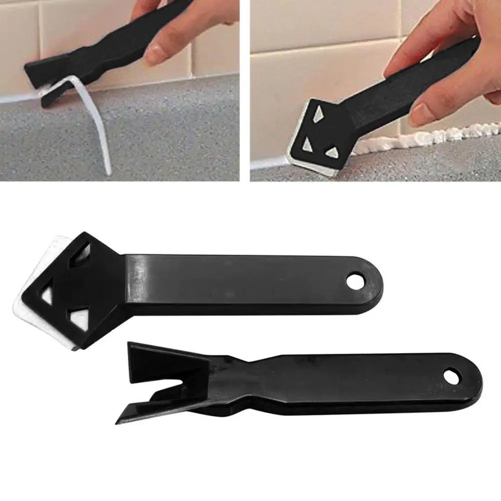 

2P Cleaner Knife Glue Scraper Smoother Builders Choice Tools set Caulk Away Remover Finisher Caulk ceramic tile wall skin #15
