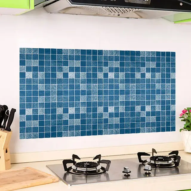 M Osaic Wallpaper Aluminum Foil Adhesive Wall Sticker M Osaic Wallpaper Aluminum Foil Adhesive Wall Sticker Kitchen Bathroom Decorative Background Decal