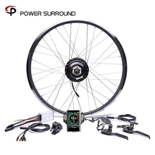 Цветной дисплей Электрический велосипед Водонепроницаемый 36v250w Bafang передний/задний велосипед конверсионный комплект бесщеточные моторы-колеса 20 »26» 28»Wheel