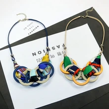 Осень и зима новая цепочка ключицы цветное кружевное ожерелье, Дамское модное воздушное ожерелье