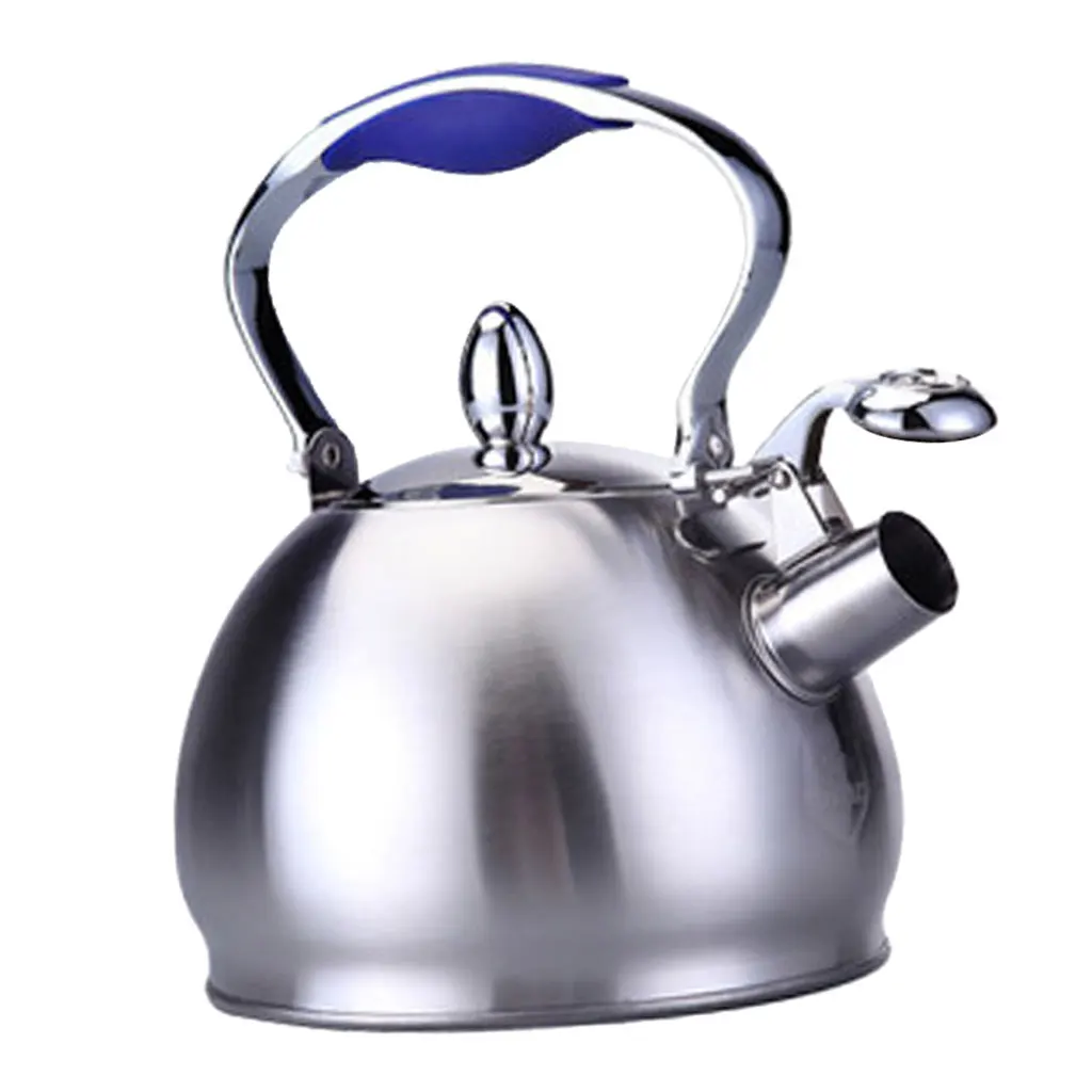 Tea Kettle Whistling Tea Kettle Teapot Design, Quick Boiling, Rust Resistant, Stainless Steel Whistle Stove Top Pot, 2.5L