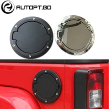 Black Auto Oil Tank Cover Locking Fuel Tank Gas Cover Housing For 2007-2016 Jeep Wrangler JK Free Shipping by ePacket