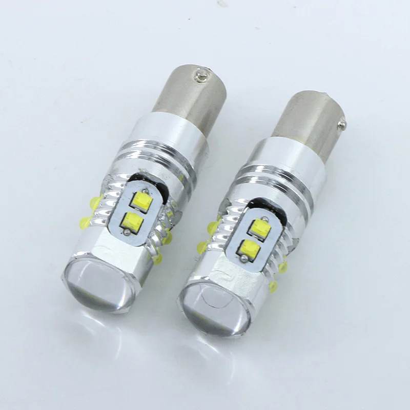 2 шт. BA9S BAY9S BAX9S H6W H21W T4W Canbus 50 Вт светодиодный индикатор светильник заднего хода Bay9s