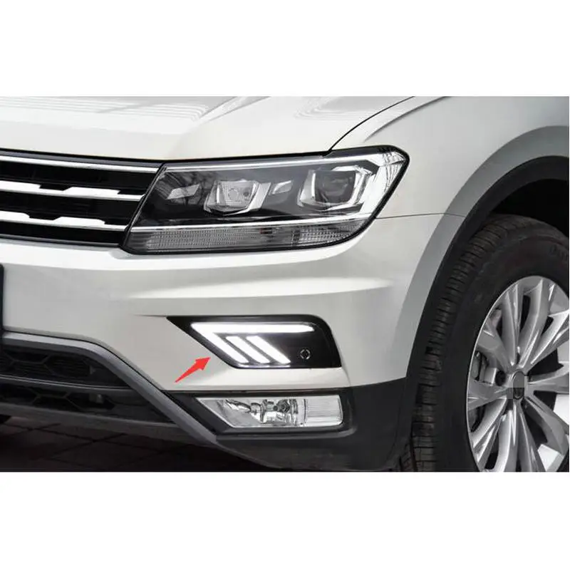 STYO Car LED Light Guide Daytime Running Lights DRL LED Fog Lamp for VW
