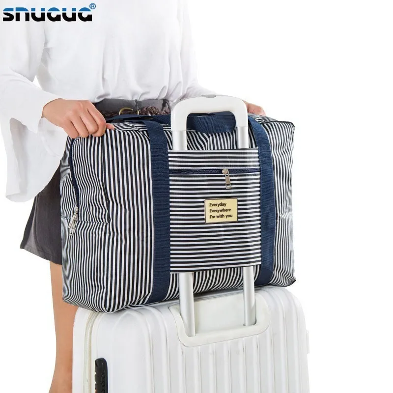 

SNUGUG Brand Water Proof Nylon Clothes Bag Suitcase Unisex Luggage Duffle Large Capacity Bag Women Folding Handbags Trave bag