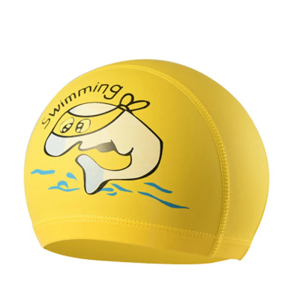 

1PC Unicorn Cartoon Children Elastic Printed Swimming Caps Sports Bathing Child Coated Cartoon Dolphin Pattern Swimming Cap 5.20