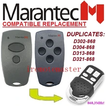 Для MARANTEC дистанционного D302-868, D304-868, D313-868, D321-868 запасной пульт дистанционного 868 МГц