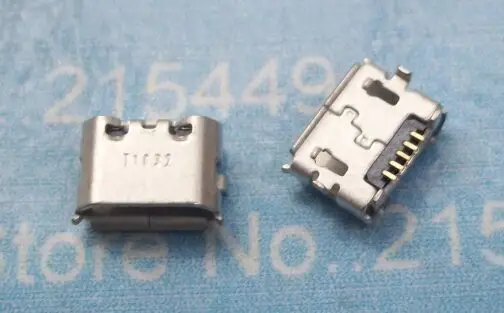 50 шт. разъем micro usb 5 P зарядный порт для playstation 4 Dualshock Беспроводной PS4 разъем контроллера