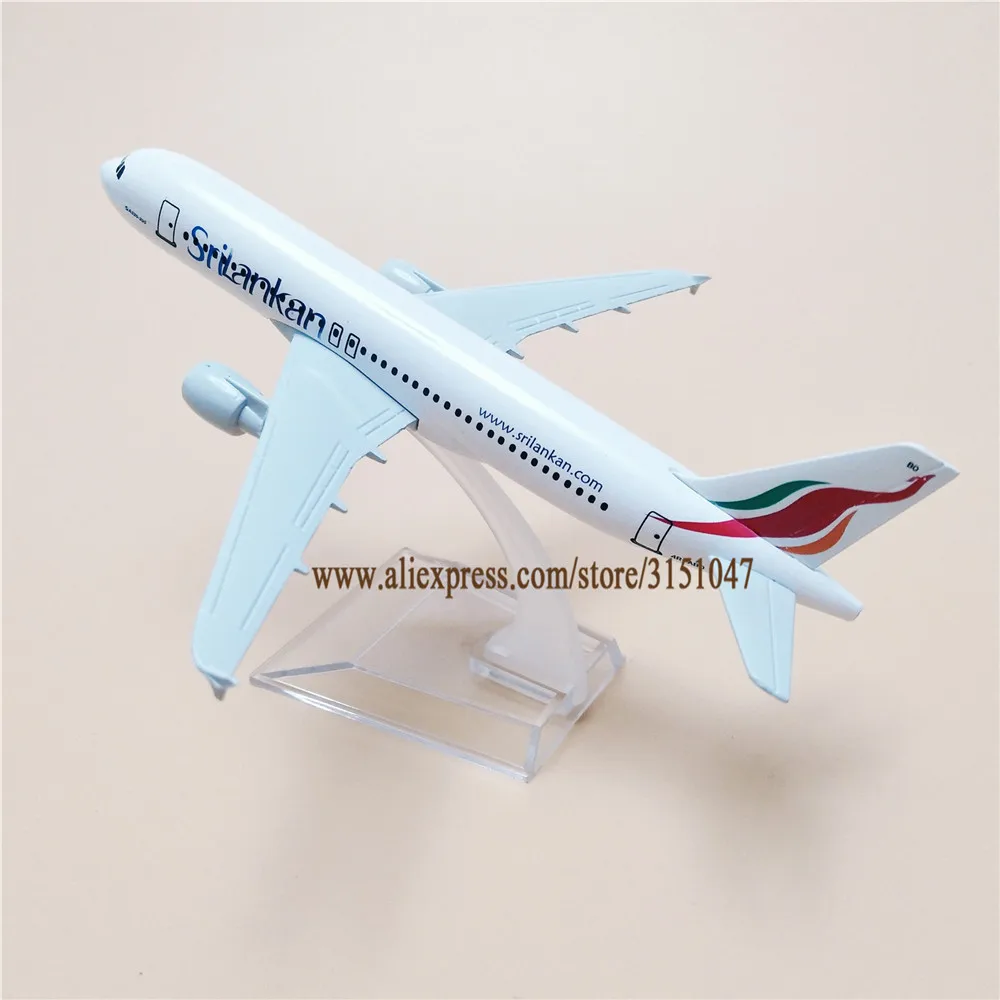 

NEW Srilanka Air Srilankan Airlines Airbus 320 A320 Airways Airplane Model Alloy Metal Model Plane Diecast Aircraft 16cm Gift