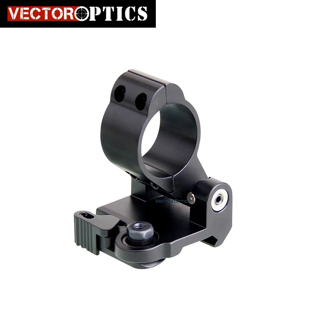 

Vector Optics Tactical 30mm Flip to Side Quick Release QD Picatinny Mount 1.5 Inch Profile Assemble Magnifier With Red Dot Scope