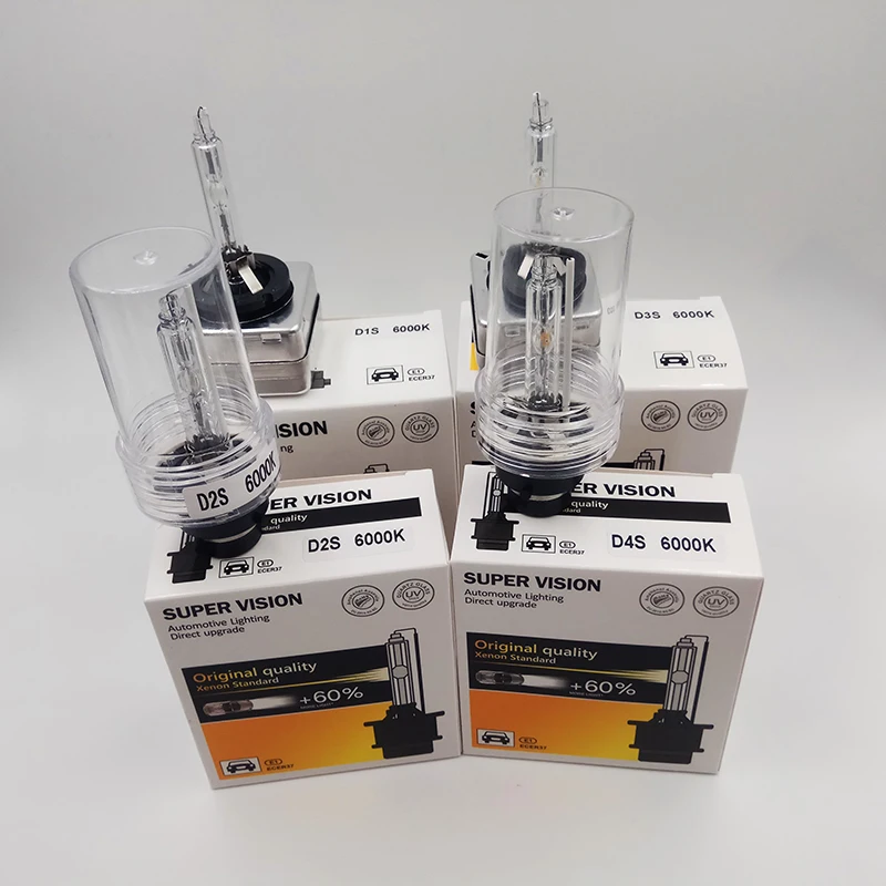 

2 PCS Car HID Xenon Bulb Headlight OEM D1S D2S D3S D4S D1R D2R D3R D4R 12V 35W Replacement Bulbs 4300K 6000K 8000K 10000K
