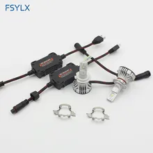 FSYLX H7 72 Вт светодиодный фары с держателем лампы адаптеры для NISSANbuickVWaudiBMW X5 F20 Jetta Magotan H7 светодиодный фар автомобиля лампы