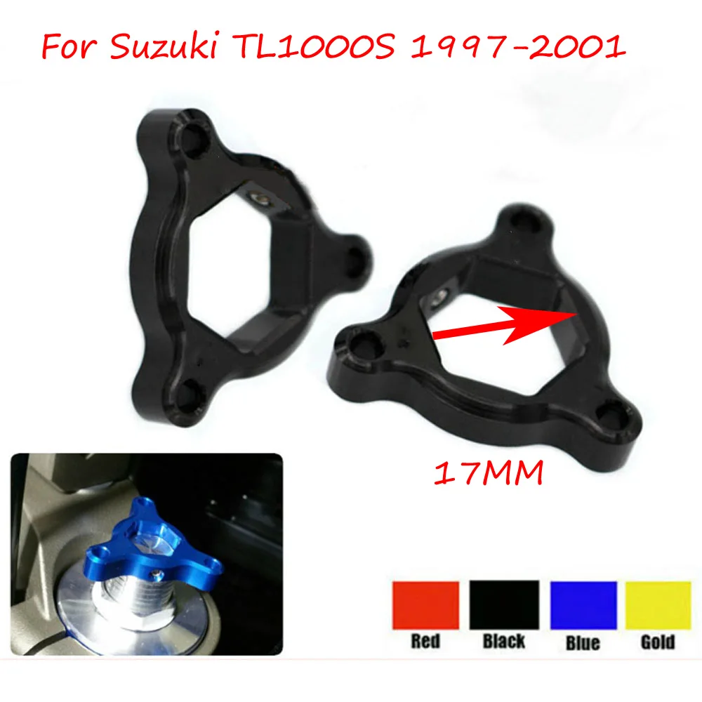 Для Suzuki TL1000S 1997 2001 аксессуары для мотоциклов 17 мм CNC алюминиевая подвеска вилка