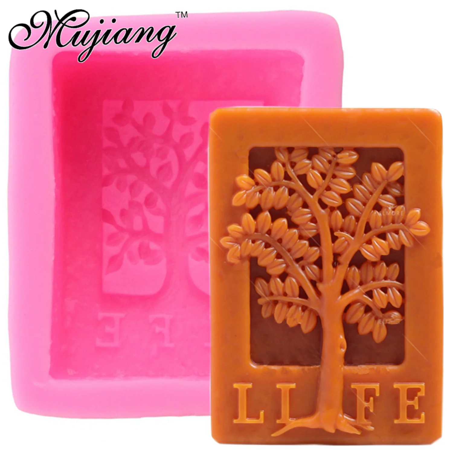 Mujiang Древо жизни мыло силиконовые формы инструменты для украшения тортов из мастики ремесло шоколадные конфеты формы DIY гипс, Свеча глиняные формы