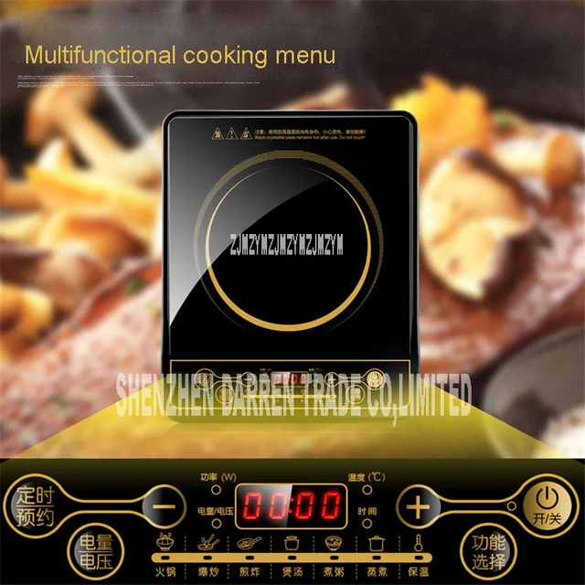Best Offers New Electric magnetic Induction cooker household special waterproof oven mini small hot pot stove kitchen cooktop 220V CA2007G