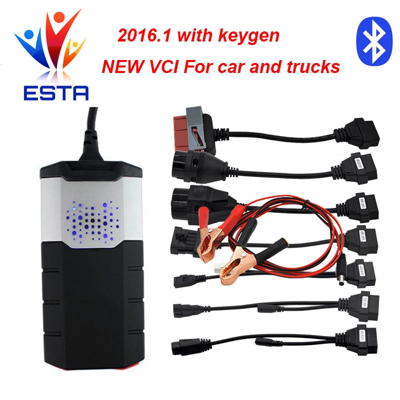 2016.R1 keygen для delphi ds150e bluetooth протокол cdp pro plus obd obd2 сканер автомобиля и грузовика