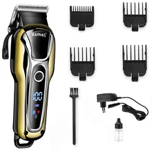 110 В-240 В с турбонаддувом аккумуляторная для стрижки волос профессиональные триммер Мужчины Электробритвы резак для стрижки волос машина стрижка