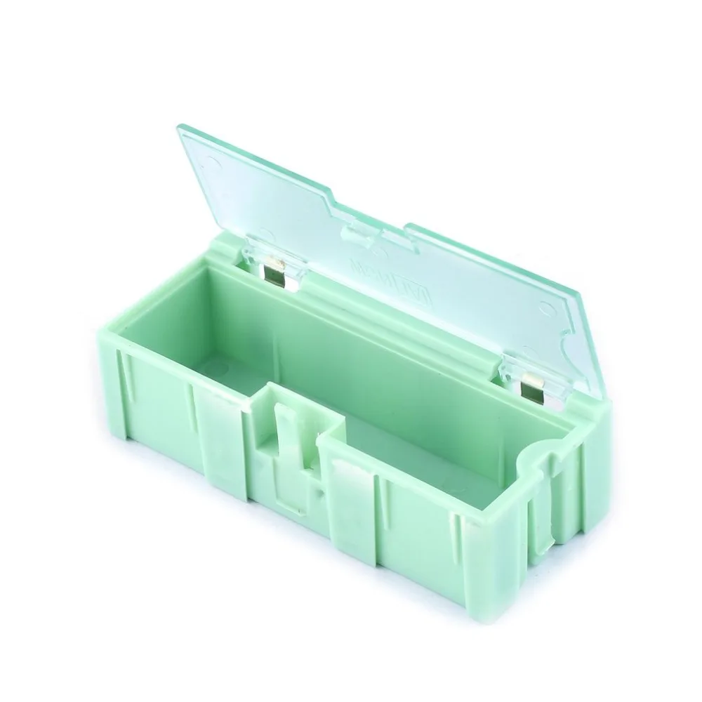 10 piezas de componentes electrónicos de objetos de tornillo de herramienta pequeña caja de almacenamiento caja de laboratorio SMT SMD aparece automáticamente el contenedor de parche 10 piezas de componentes electrónicos de objetos de tornillo de herramienta pequeña caja de almacenamiento caja de laboratorio SMT SMD aparece automáticamente el contenedor de parche