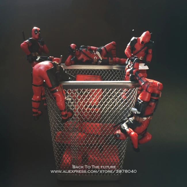 Disney Marvel X-Men 6-8cm Deadpool 2 Action Figure Posture Anime Decoration PVC Collection Figurine Toys model for children gift