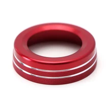 Для Benz CLS-класс cla-алюминий высокого класса сплав красный для оформления машины кнопка переключения громкости переменного тока кольцо крышка рамка отделка аксессуар для автомобиля