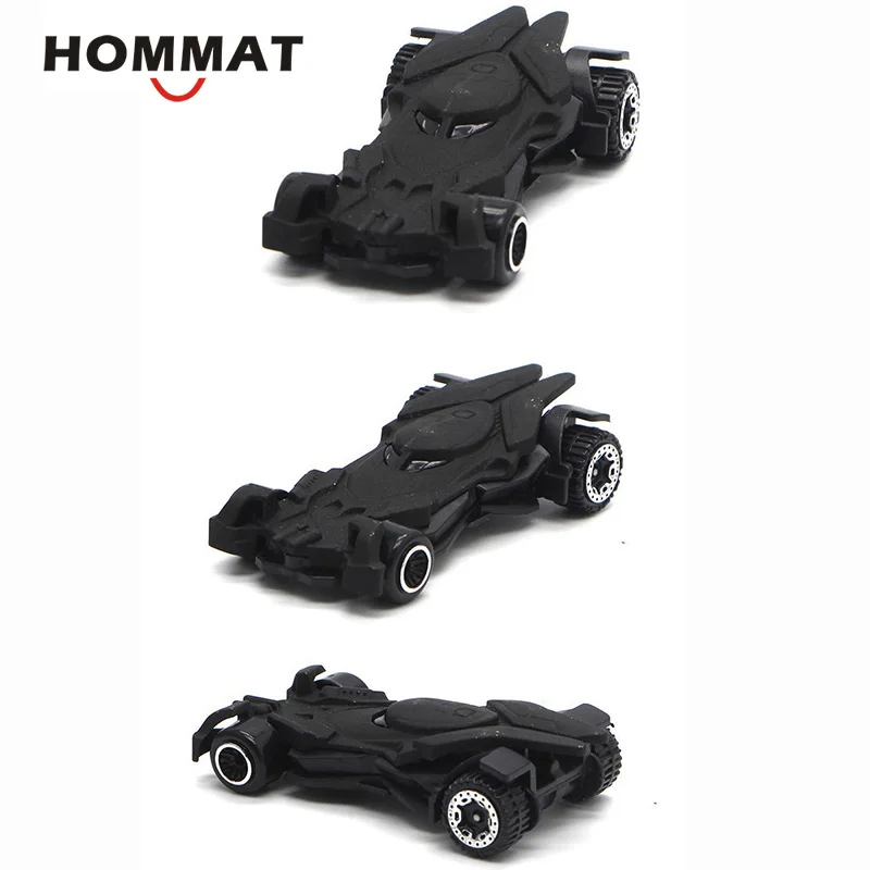 HOMMAT Горячая школьного автобуса 1: 64 весы колесная колея Batman Batmobile модель