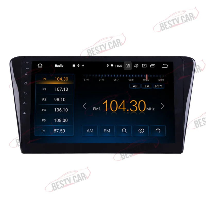 Excellent Bestycar 10.1" Android 9.0 Car Stereo Multimedia Player for Peugeot 408 2014-2017 GPS Navigation Radio Audio DSP 2.5D+IPS BT DVR 4