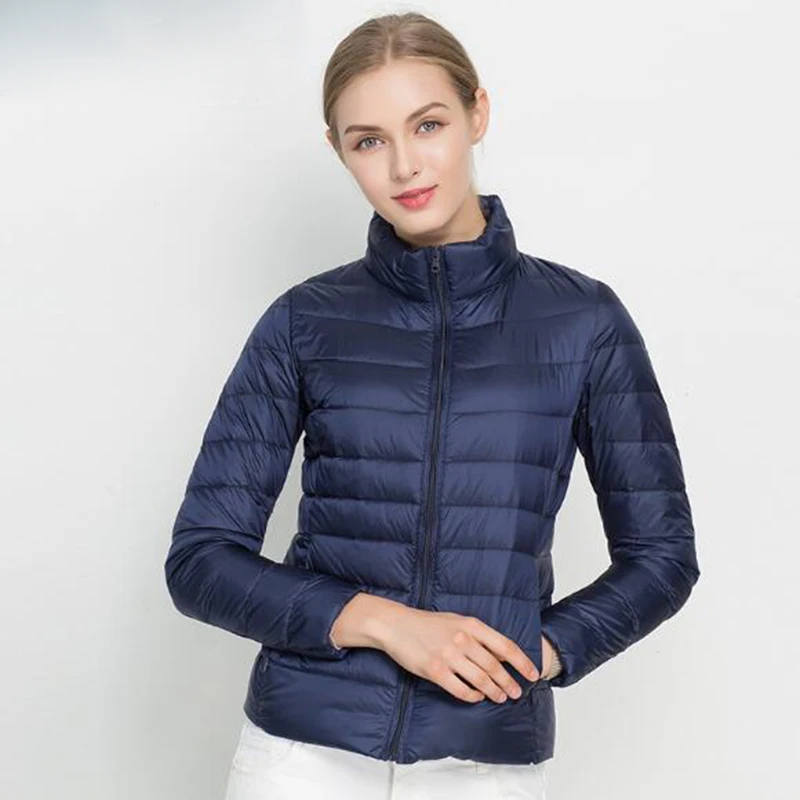 Rihschpiece 2018 Winter Ultra light Down Jacket Women Plus Size 3XL