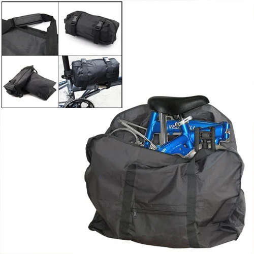 Good deal Bicycle Folding Carrier Bag Bike Carry Bag For 12" 20"in